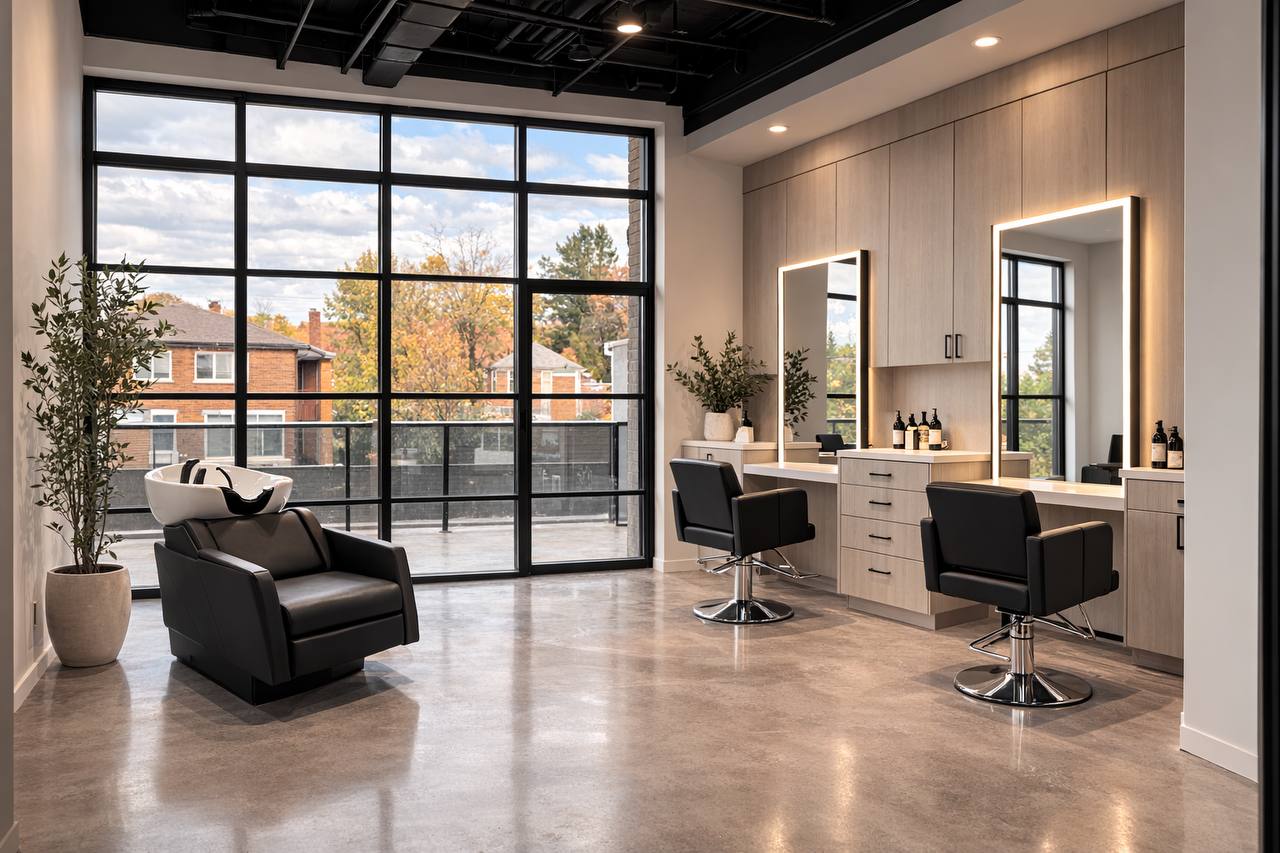 Industry Suites member perks — a professional working in a sunlit private suite